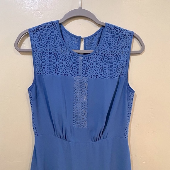 BCBGMaxAzria Blue Trina Lace Blocked Dress. Women’s Size Small. NWOTS - Picture 6 of 6